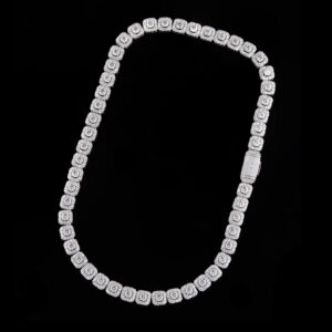 Moissanite Diamond Iced-Out Tennis Chain