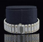 Moissanite Automatic Transparent Hip Hop Style Diamond Watch