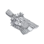 Stellar Jesus Moissanite Pendant – Small