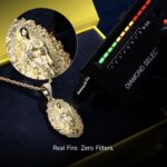 Saint Mary Floral Moissanite Pendant