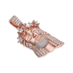 Stellar Jesus Moissanite Pendant – Small