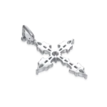 Fleur De Lis Cross Pendant