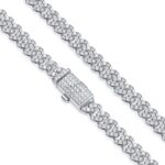 Premium Micro Round Cut Moissanite Chain – 6mm