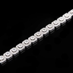Moissanite Diamond Iced-Out Tennis Chain