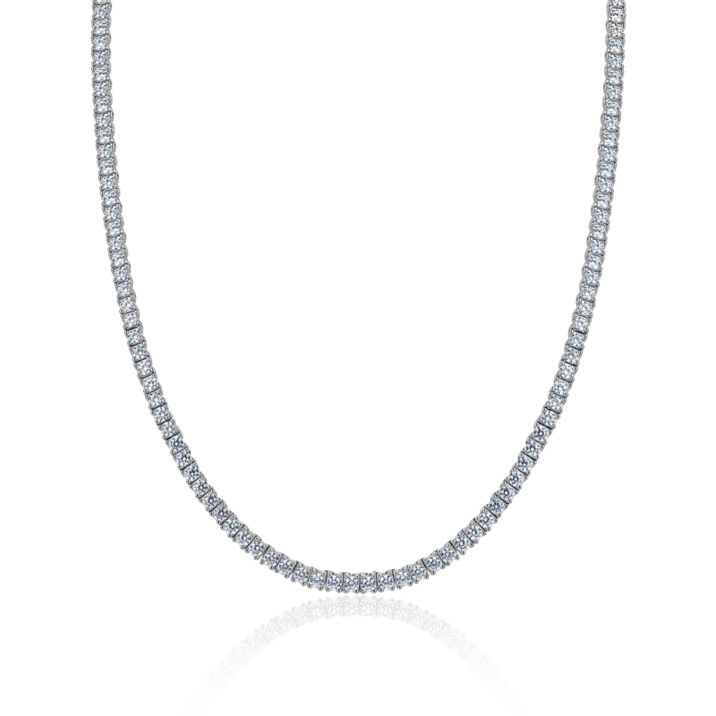 Moissanite Tennis Chain Necklace