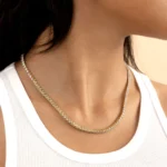 Moissanite Tennis Chain Necklace