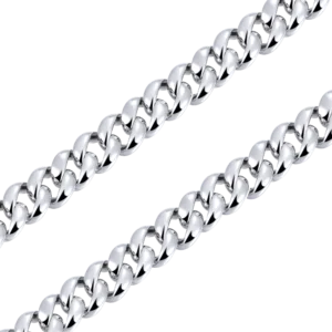 12mm Plain Gold Cuban Link Chain with Moissanite Clasp