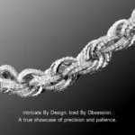 Rope Chain with Moissanite Clasp – 6mm