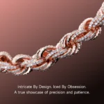 Rope Chain with Moissanite Clasp – 6mm