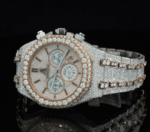 Moissanite Iced Out Bust Down Diamond Automatic Watch