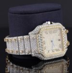 Moissanite Iced Out Roman Style Diamond Watch Automatic