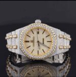 Moissanite Japan Automatic Fabulous Iced Out Analog Watch