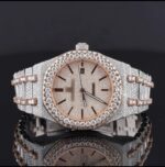 Moissanite Japan Automatic Fabulous Iced Out Analog Watch