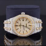 Moissanite Japan Automatic Fabulous Iced Out Analog Watch