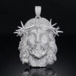 Diamond Chirst Jesus Piece Fully Iced Pendant