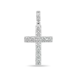 Luxury Blessed Mary Halo Winged Moissanite Pendant