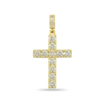 Luxury Blessed Mary Halo Winged Moissanite Pendant