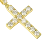 Luxury Blessed Mary Halo Winged Moissanite Pendant