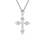 Fleur De Lis Cross Pendant