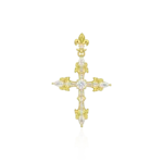 Fleur De Lis Cross Pendant