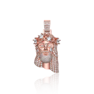 Stellar Jesus Moissanite Pendant – Small