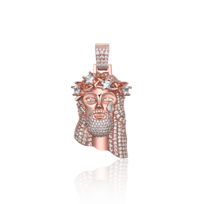 P24089CZR00_png Stellar Jesus Moissanite Pendant – Small