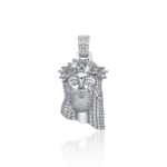 Stellar Jesus Moissanite Pendant – Small