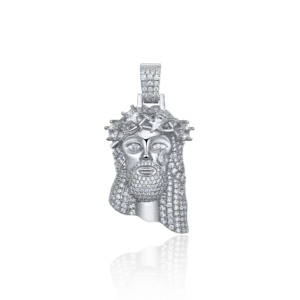 Stellar Jesus Moissanite Pendant – Small