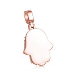 Iced Brilliance Layered Hamsa Pendant