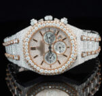Moissanite Iced Out Bust Down Diamond Automatic Watch