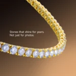 Moissanite Tennis Chain Necklace