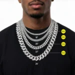 Fully Iced Micro Round Cut Cuban Link Chain