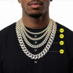 Fully Iced Micro Round Cut Cuban Link Chain