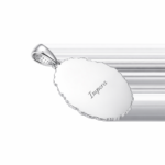 Saint Mary Floral Moissanite Pendant