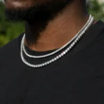 Moissanite Tennis Chain Necklace