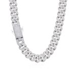 Fully Iced Micro Round Cut Cuban Link Chain