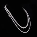 mens moissanite chain necklace best quality