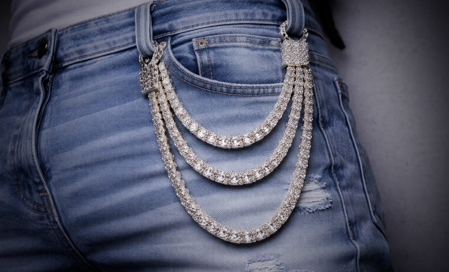 pocket chain moissanite collection