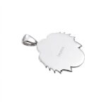 Luxury Blessed Mary Halo Winged Moissanite Pendant