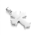 Sacred Devotion Cross Medium Moissanite Pendant