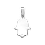 Luxury Double Layered Hamsa Moissanite Pendant