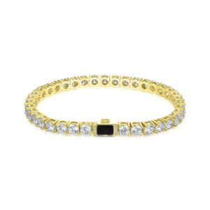 Moissanite Fully Iced Tennis Bracelet – 5mm