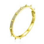 Luxury Spike Bangle Moissanite 7mm Bracelet