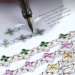 Classic Moissanite Luminous Clover Bracelet