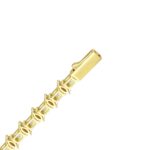 Moissanite Iced Divine Rosary Necklace gold