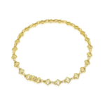 Moissanite Marquise Cut Mix Bottoni Cross Link Chain – 12mm