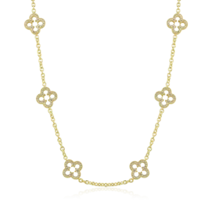 Fully Iced Agyin Dawuru Moissanite Necklace