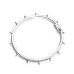 Luxury Spike Bangle Moissanite 7mm Bracelet