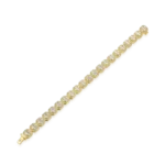 Luxury Baguette Clustered Moissanite Bracelet – 8mm