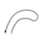 7mm Moissanite Cushion-Cut Cluster Tennis Chain